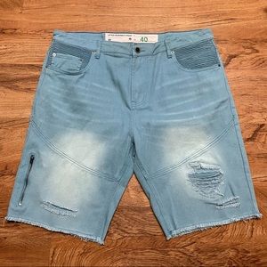 Lifted Research Group True Straight Shorts Men’s Size 40 Light Blue